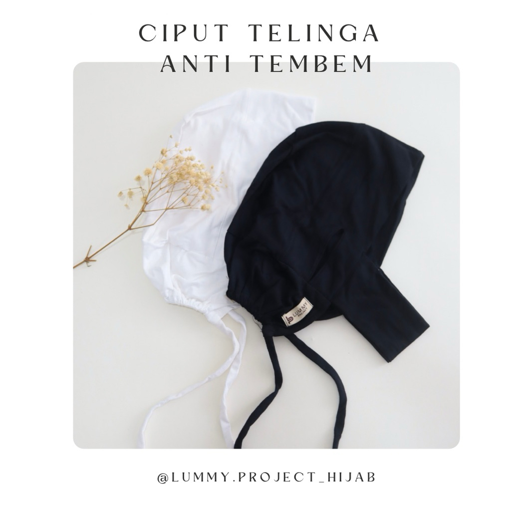 Ciput Telinga Anti Tembem | Ciput Bolong | Inner