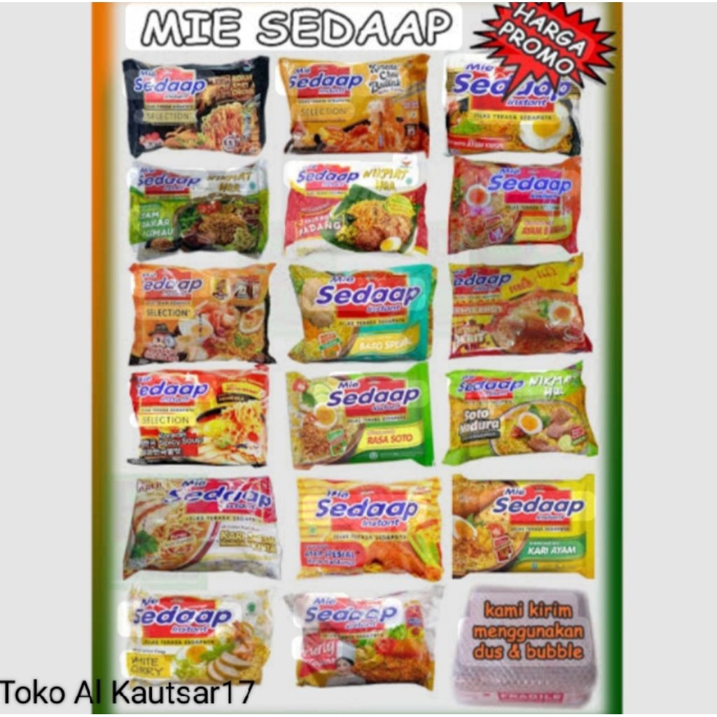 

Mie Sedap Kuah dan Goreng