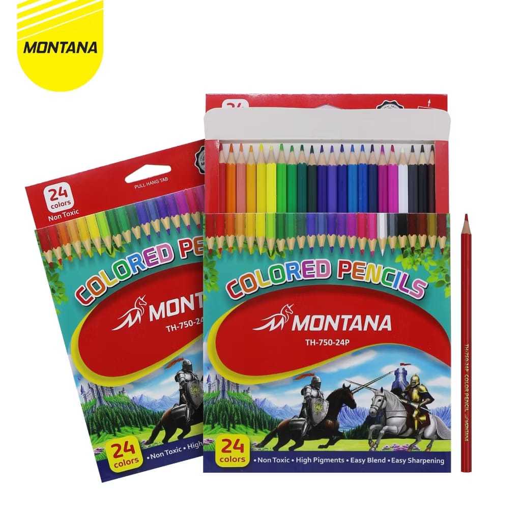 

AS888 - Montan Pensil Warna Panjang Isi 24 Warna