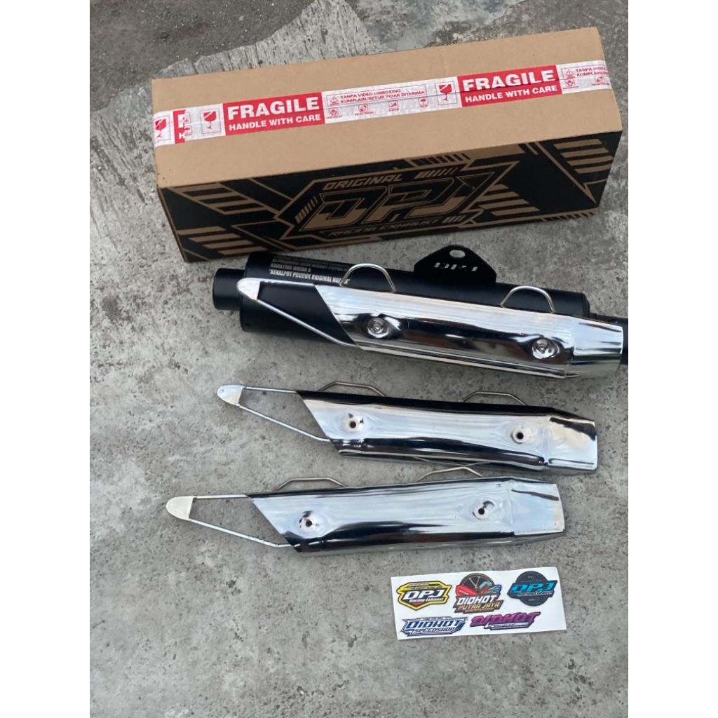 tameng cover kenalpot scorpio dpj Motorcycle