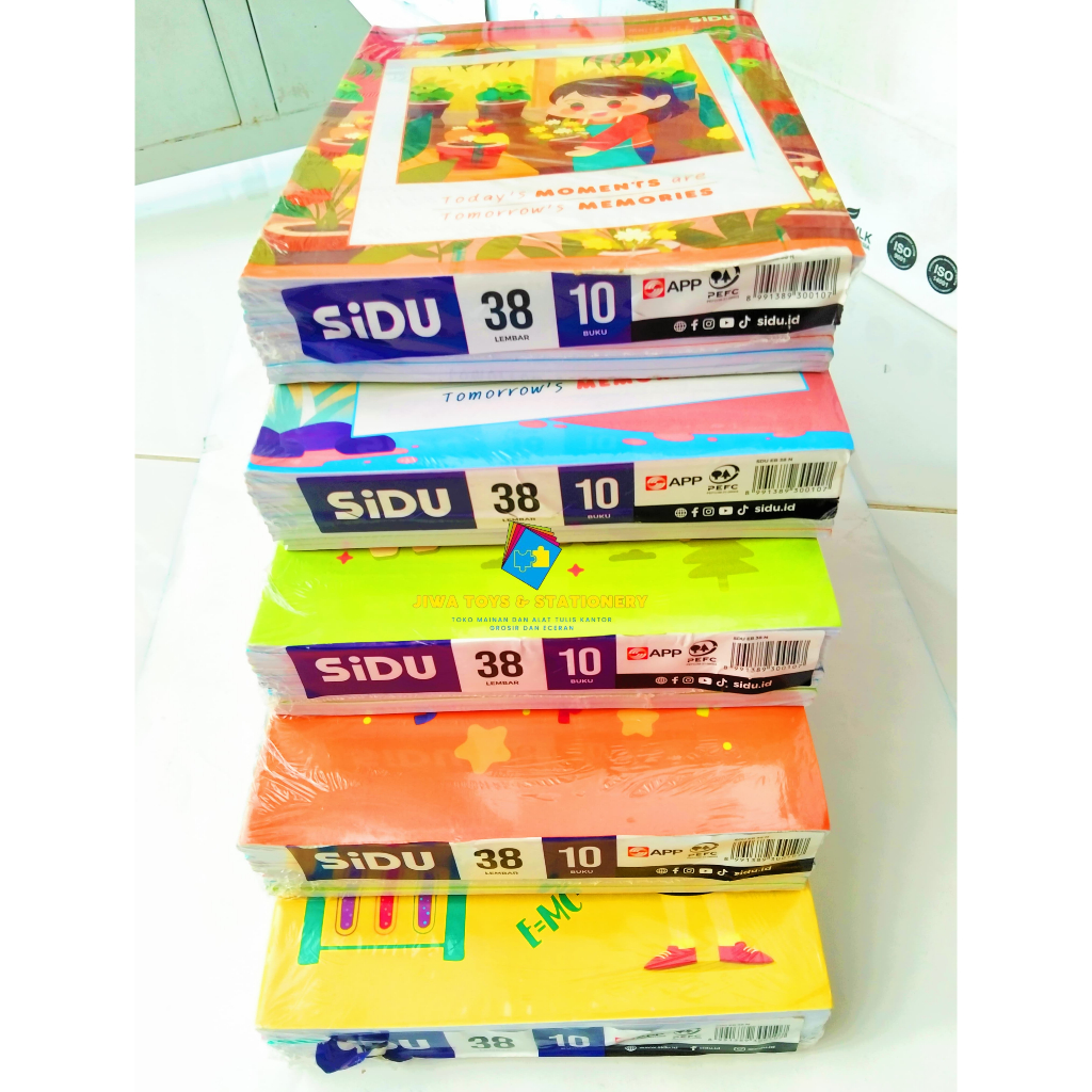 

1 pack Buku Tulis Merk Sidu 38