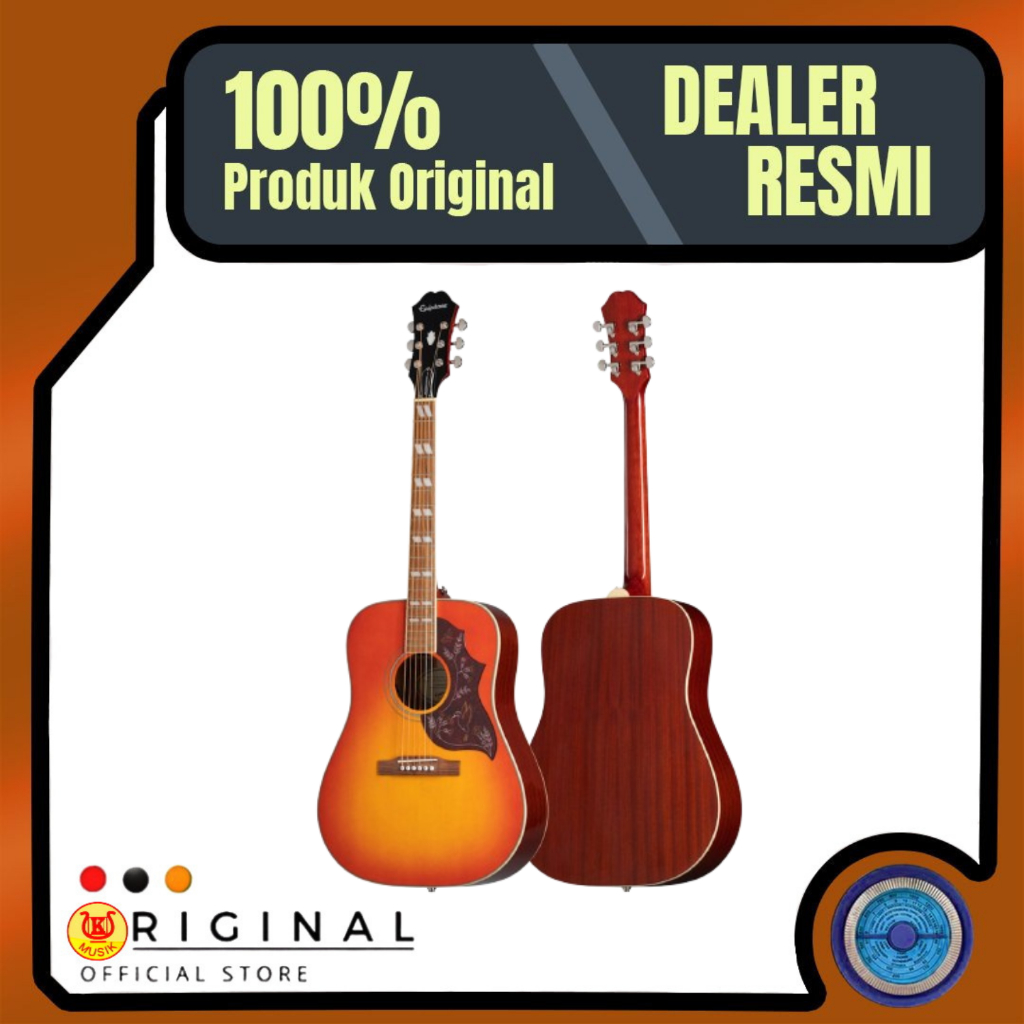 Epiphone HummingBird / Full Solid Acoustic Electric / Gitar Akustik Elektrik