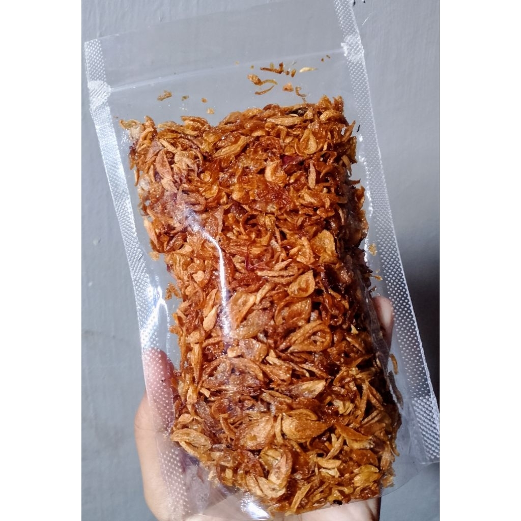 

Bawang Goreng Ori 100 gram, Murah, Renyah, Gurih