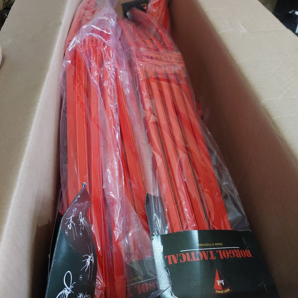 Borgol Plastik Tali ties jatah Polri MERAH dan PUTIH/ Double ties handcuff / Borgol kabel ties Brimo