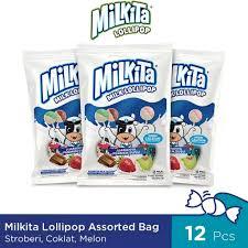 

Milkita Milk Lolipop Isi 12 Juaranya Permen Susu