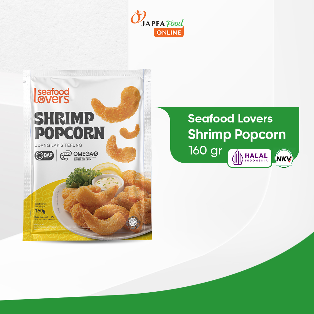 

Seafood Lovers Shrimp Popcorn 160gr