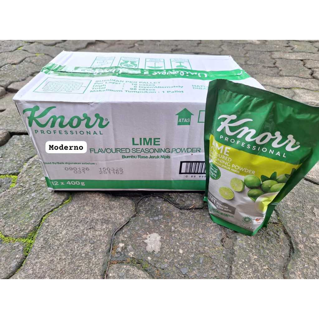 

Knorr Lime powder 400gr x 12 pack - Knorr Jeruk nipis 400gr x 12 pack