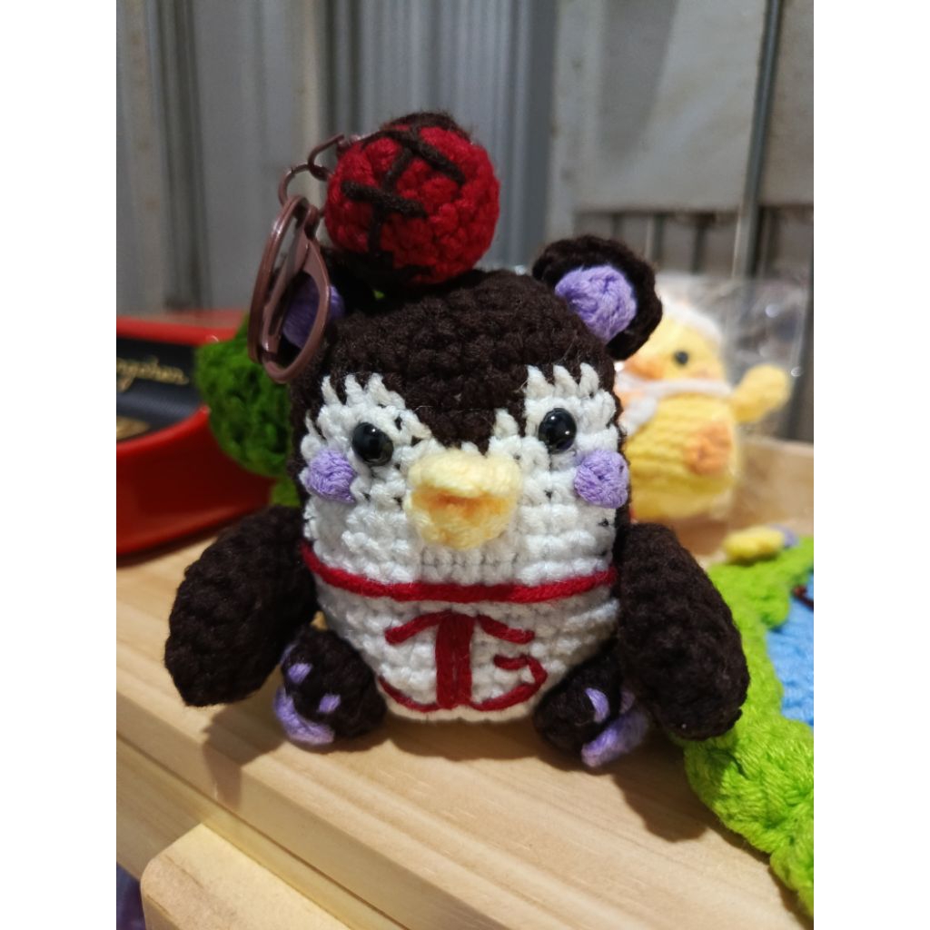 guinzly crochet(rajut), boneka guinzly, gantungan kunci guinzly (BACA DESKRIPSI)