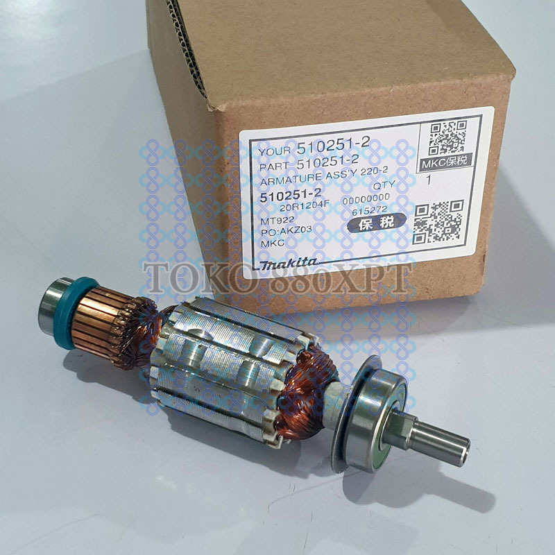 Armature Angker Rotor Makita M9204B Maktec MT922 MT924 924 Original 510251-2
