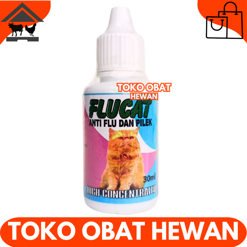 FLU CAT 30 ml - Obat Batuk Pilek untuk Kucing - Anti Flu dan Pilek Kucing