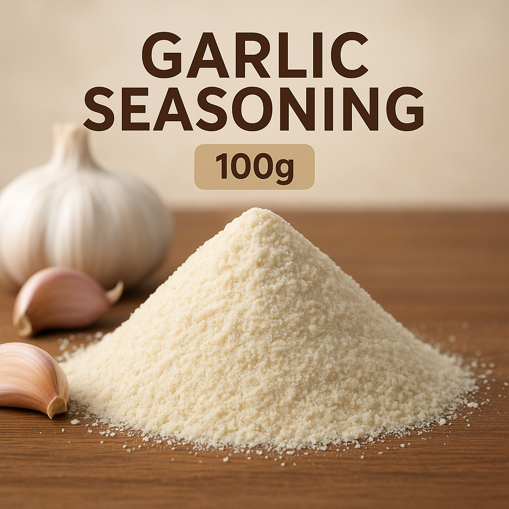 

Garlic Seasoning 100 gram Bumbu Tabur Rasa Bawang Putih Wangi Gurih Murni Asli