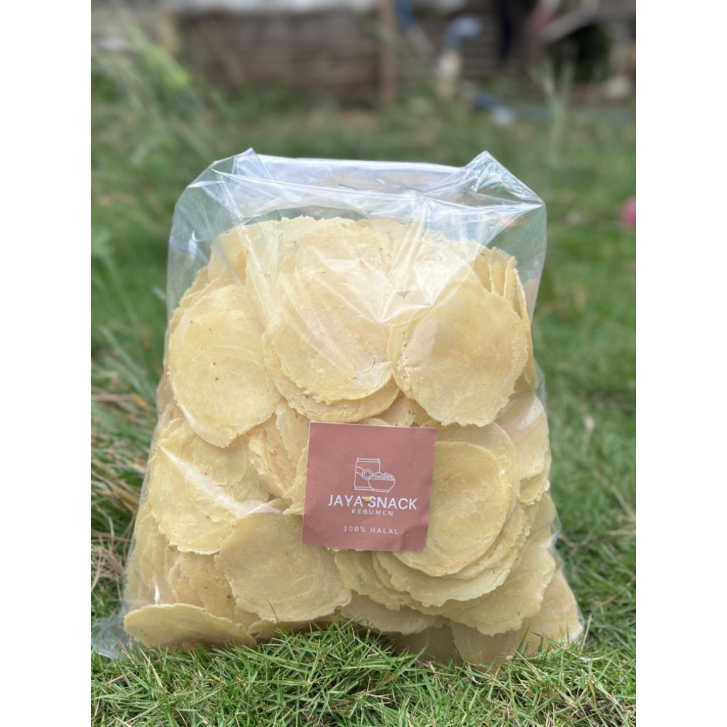 

Emping kemasan 1 Kg/Emping melinjo per 4-5 biji melinjo/Emping mentah tipis/Emping melinjo super kering/emping khas kebumen/asli melinjo