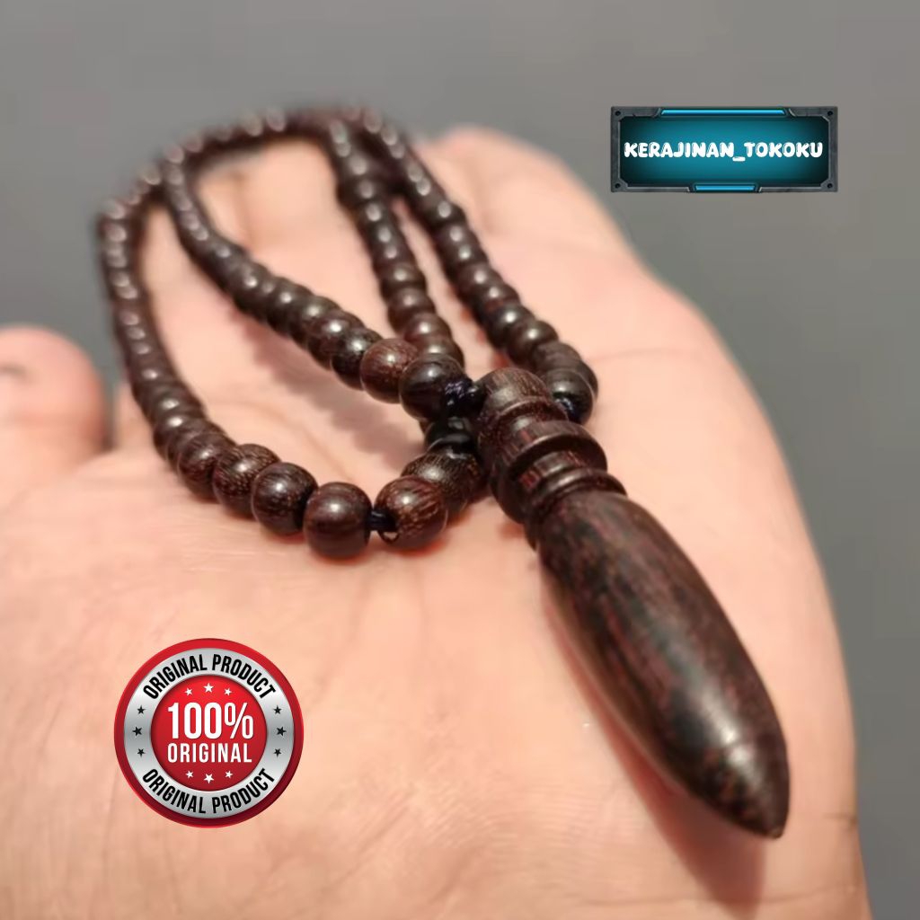 Kalung Bandul Kayu Galih Asem Asli
