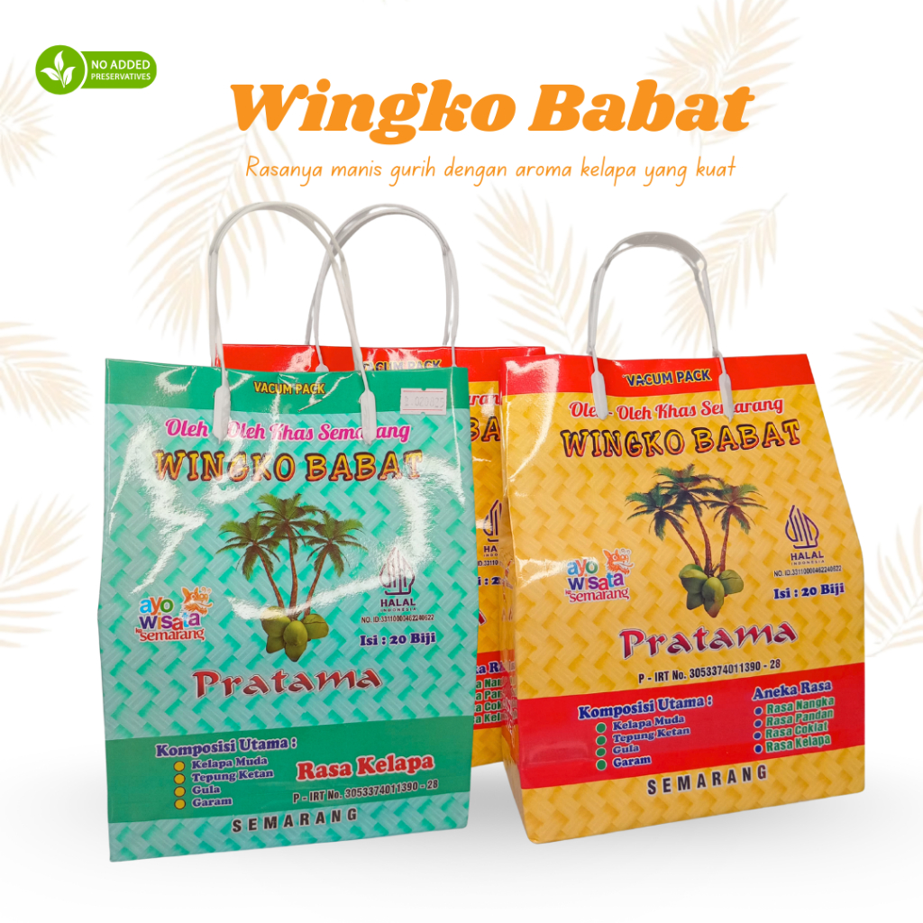 

Wingko Babat Pratama oleh-oleh khas semarang | Camilan kelapa tradisional semarang