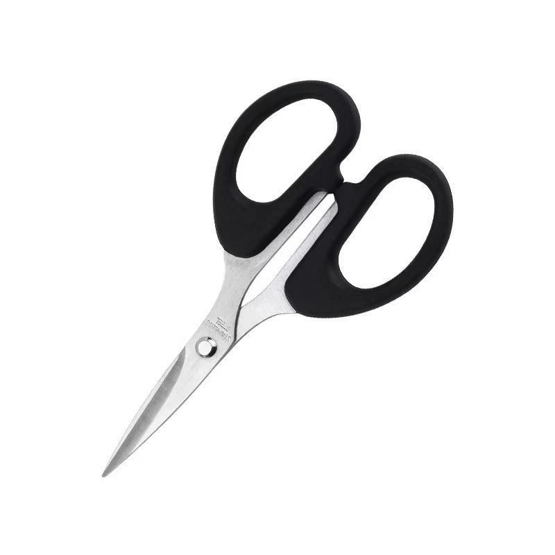 

Gunting Scissors Hitam Besi Stainless Steel Anti Karat Pemotong Potong Rambut Tajam 11.5cm 4.5 Inch