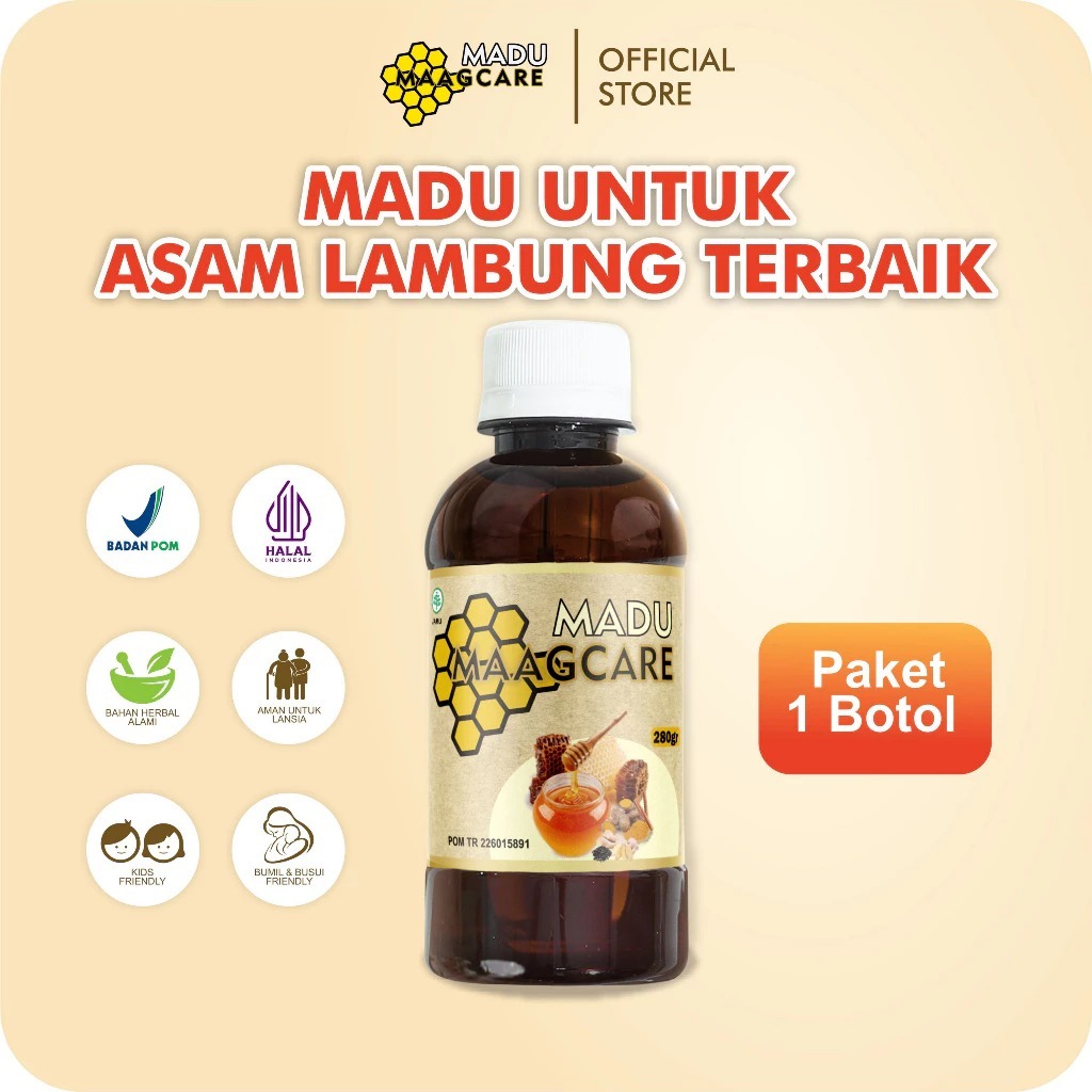 

FLASH SALE !!! Madu Maag Herbal 100% Original Obat Asam Lambung Cegah Gangguan Pencernaan Terbaik