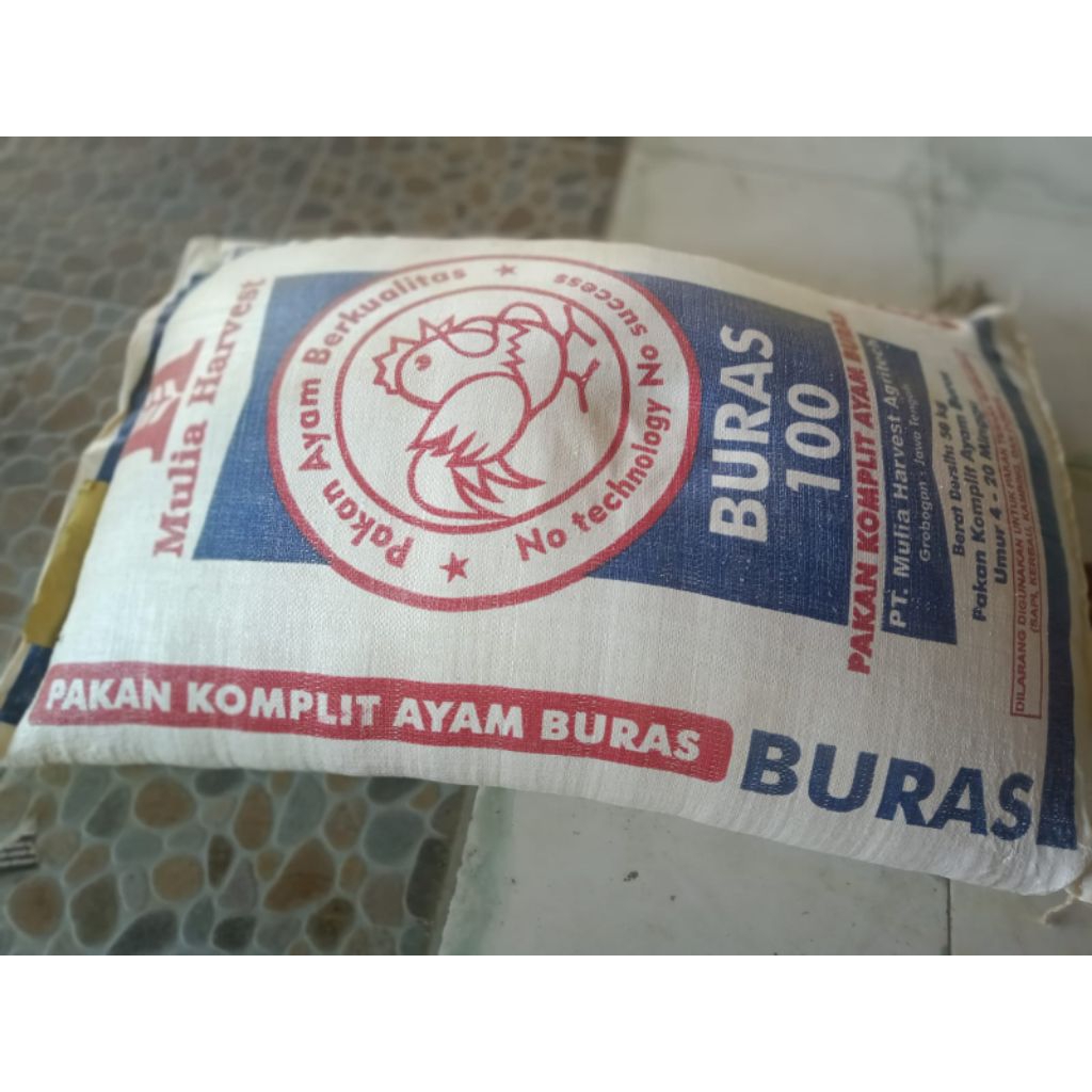 PUR AYAM BURAS 100 1 SAK ISI 50KG