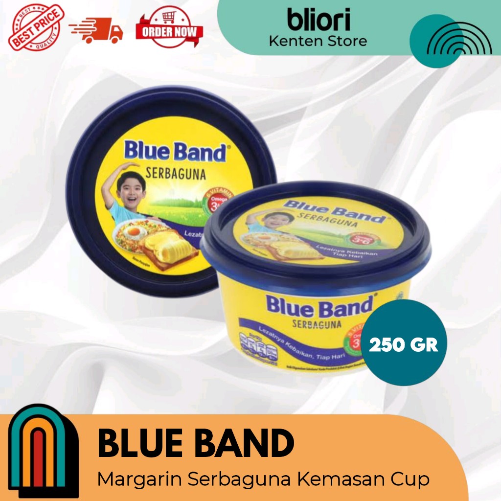 

BLUE BAND Serbaguna Cup 250 GR | Margarin Blue Band Serba Guna