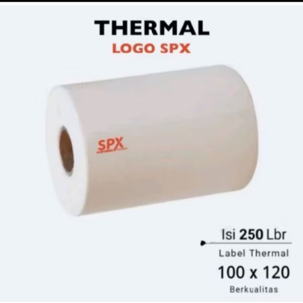 

Resi logo SPX 100x120 250 lembar Original SPX Awet Anti luntur