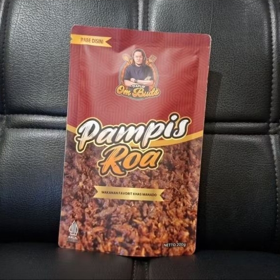 

Om Buds Pampis Rica Roa Manado Kemasan Pouch Oleh-Oleh/makanan/Jajanan/Cemilan Asli Manado higienis dan halal Siap di Konsumsi