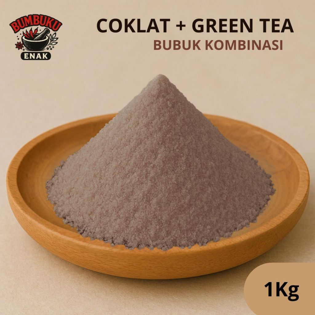 

Bumbu Tabur Non MSG Coklat & Green Tea 1Kg – Bubuk Kombinasi Manis Premium untuk Topping Dessert & Minuman