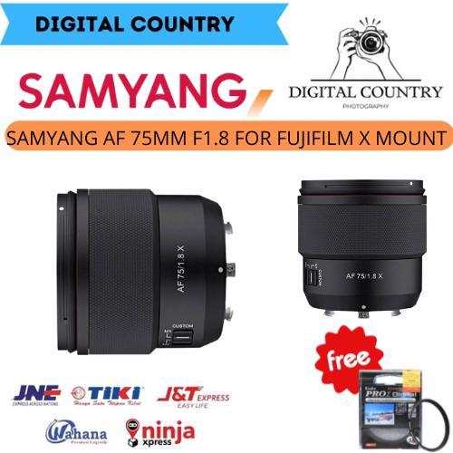 SAMYANG AF 75MM F1.8 FOR FUJIFILM X MOUNT / SAMYANG AF 75MM F1.8
