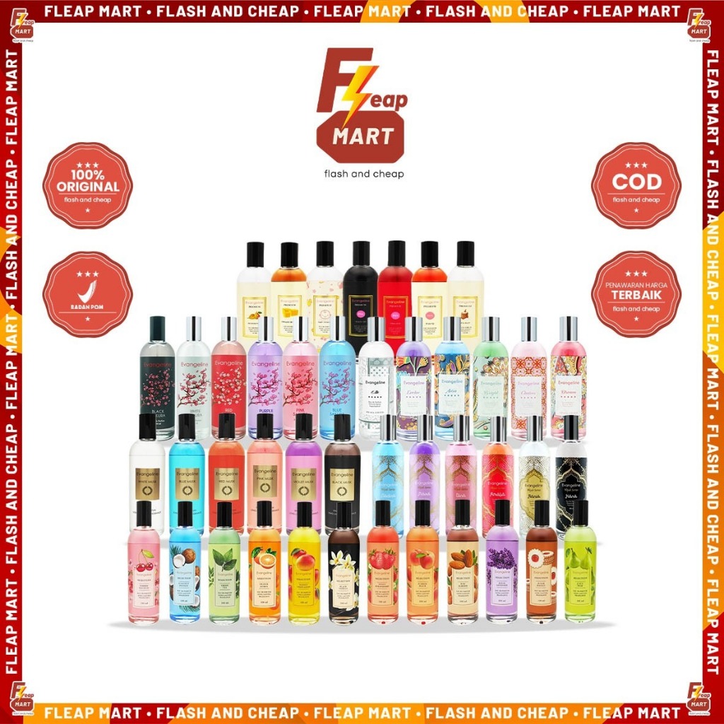 Evangeline Eau De Parfum 100ml - Selection - Sakura - Batik - Hijab Series