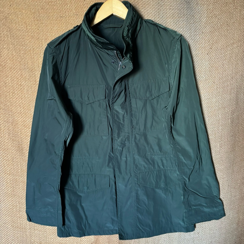 Muji Utility Green Parka Jacket Man