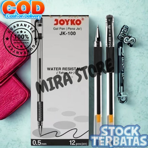

Pulpen murah Joyko Pulpen Hitam Gel 0,5 cm Tinta Hitam Bisa ( Cod)
