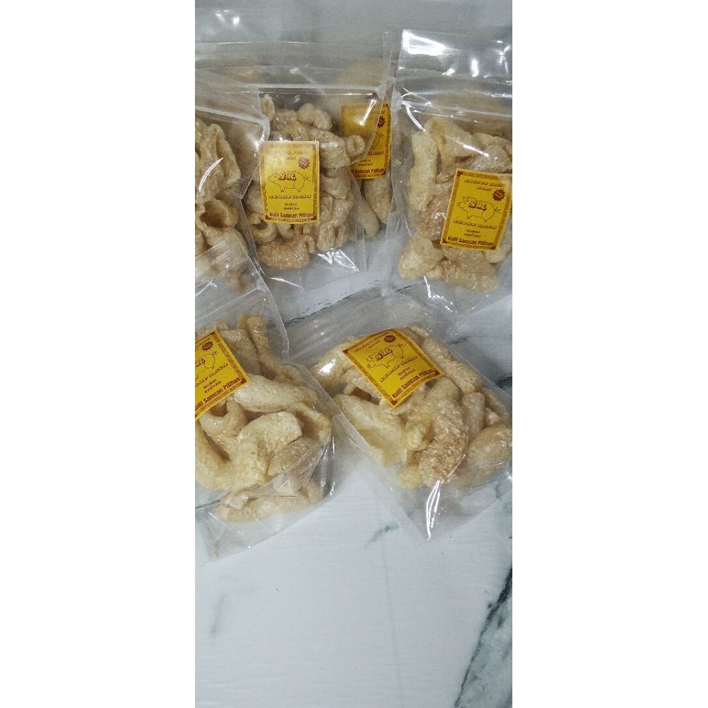 

Krupuk kulit babi/ci Jiu ca/murni kulit samcan tanpa lemak