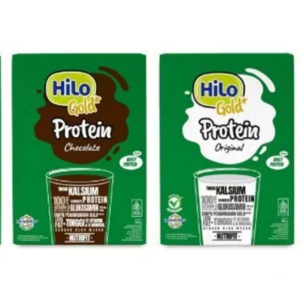 

Promo!!! Hilo Gold Protein Original / Coklat 1000g - Susu Tinggi Kalsium Sumber Protein Mineral (Exp 2027)