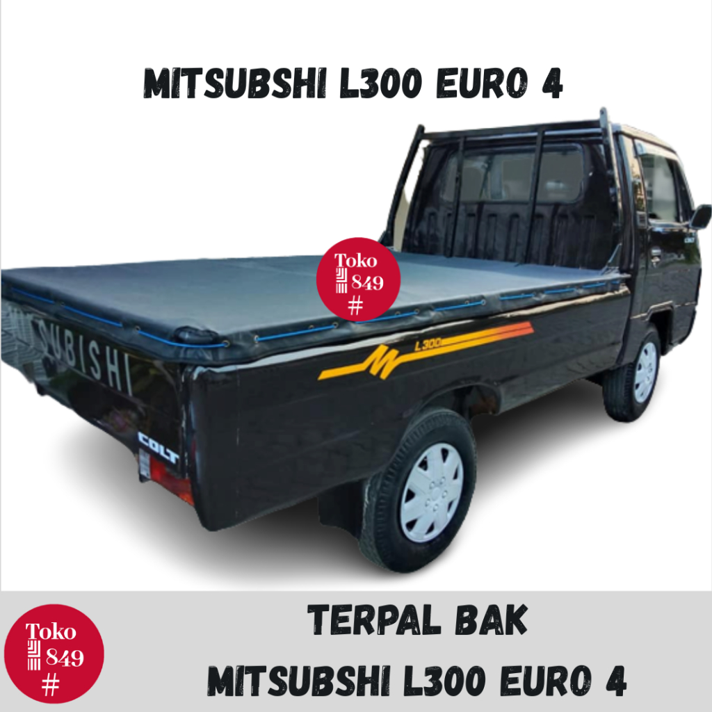 Cover terpal tutup bak belakang mobil pickup penutup losbak dolak pikup mitsubishi L300 euro 4