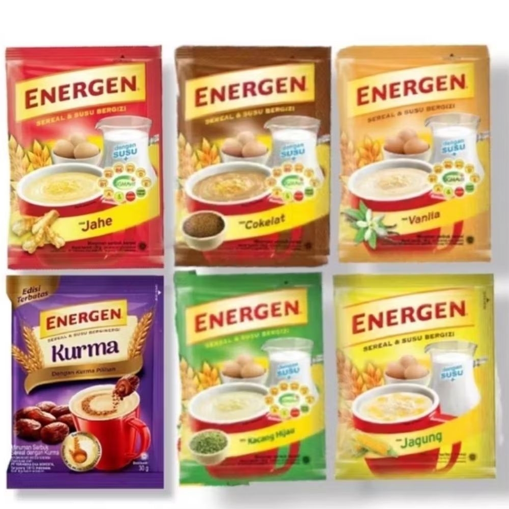 

ENERGEN MINUMAN SEREAL ALL VARIAN 1 RENTENG ISI 10 PCS