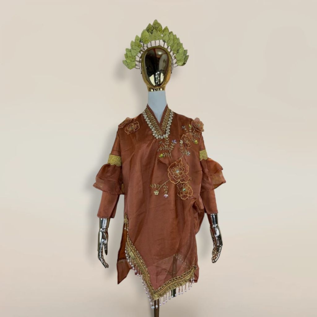 (baca deskripsi) baju bodo organza modern