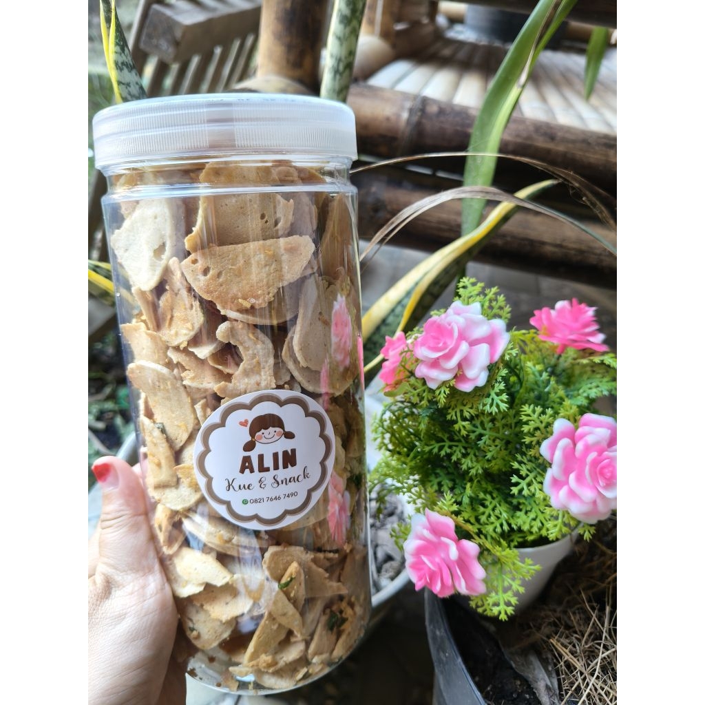 

Basreng Ori daun jeruk / toples 1300ml