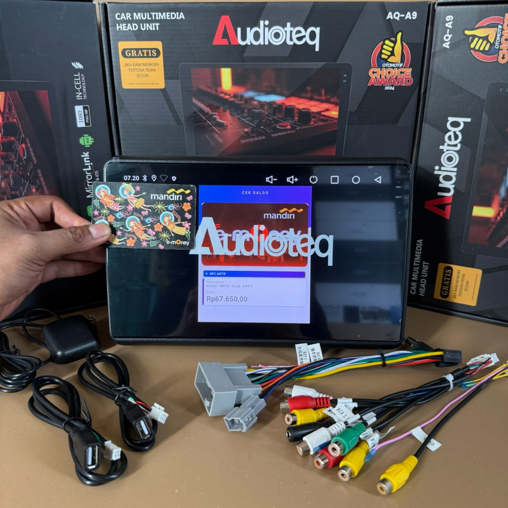 HEAD UNIT ANDROID HRV 10” ANDROID HONDA HRV RAM 2/64 NFC ANDROID AUDIOTEQ NFC 10 INCH RAM 2/64 ANDRO