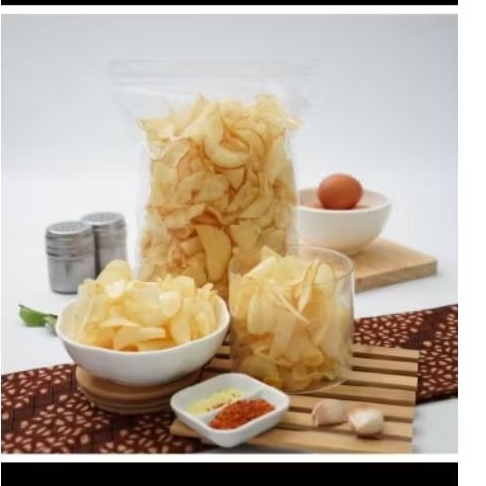 

keripik singkong renyah rasa original asin gurih 250 gram