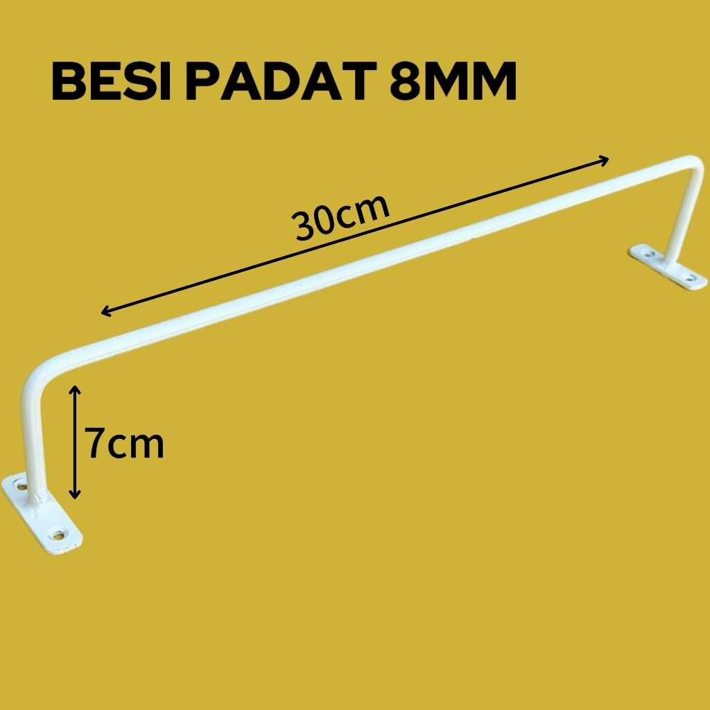 GANTUNGAN BAJU WARNA PUTIH/GANTUNGAN HANDUK/JEMURAN BAJU/JEMURAN HANDUK/GANTUNGAN BAJU TEMPEL DINDIN