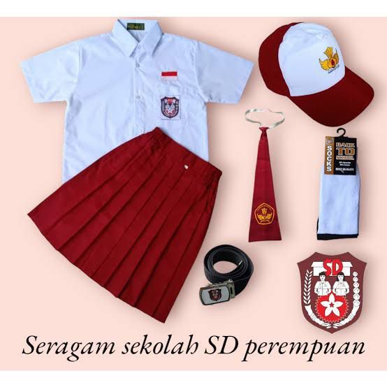 SERAGAM SEKOLAH ANAK SD ( KELAS 1 SD )