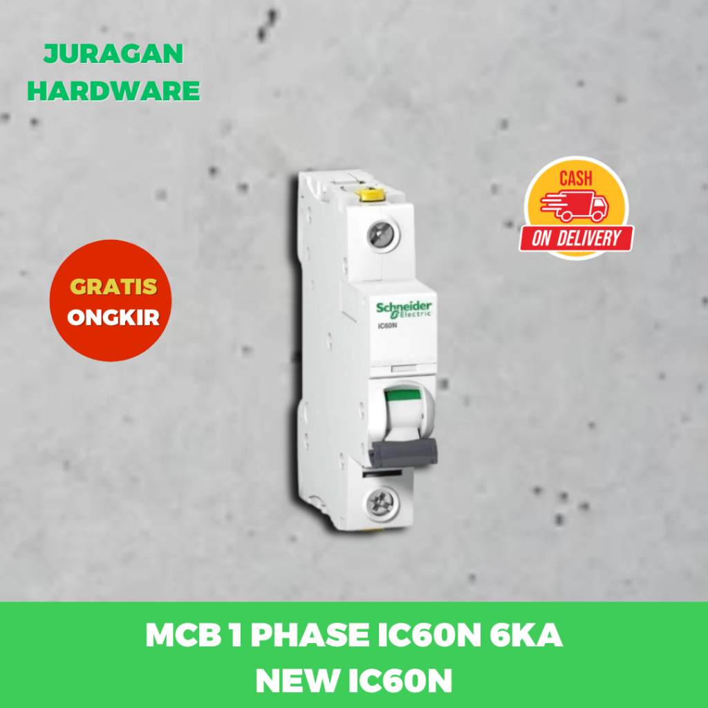 meta.corner MCB 1P IC60N 1 PHASE 4A 6A 10A 16A 20A 25A 32A 40A 50A 63A 6KA