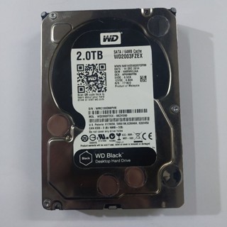 Hard Disk HD HDD Hardisk Harddisk 2TB WD Black 3.5inch Sata Internal Second ORI