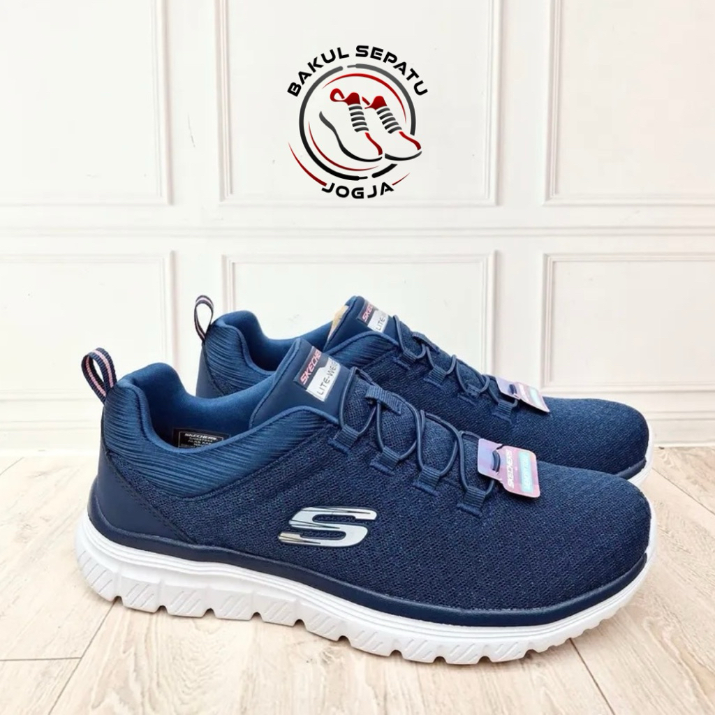 Sepatu Wanita SKECHERS Pure Genius (Size 36-38) Sneakers Casual Sport Sekolah Dewasa
