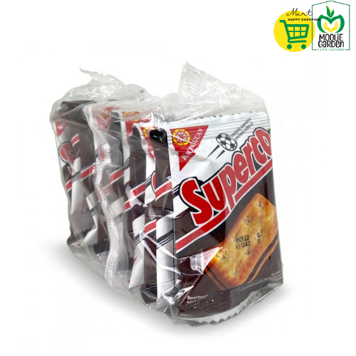 

Superco Biskuit Wafer Cokelat Khong Guan 1 Pack Isi 10 pcs @12gr
