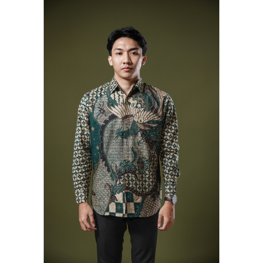 Batrix Daksa Batik Katun Premium Kemeja Slim Fit