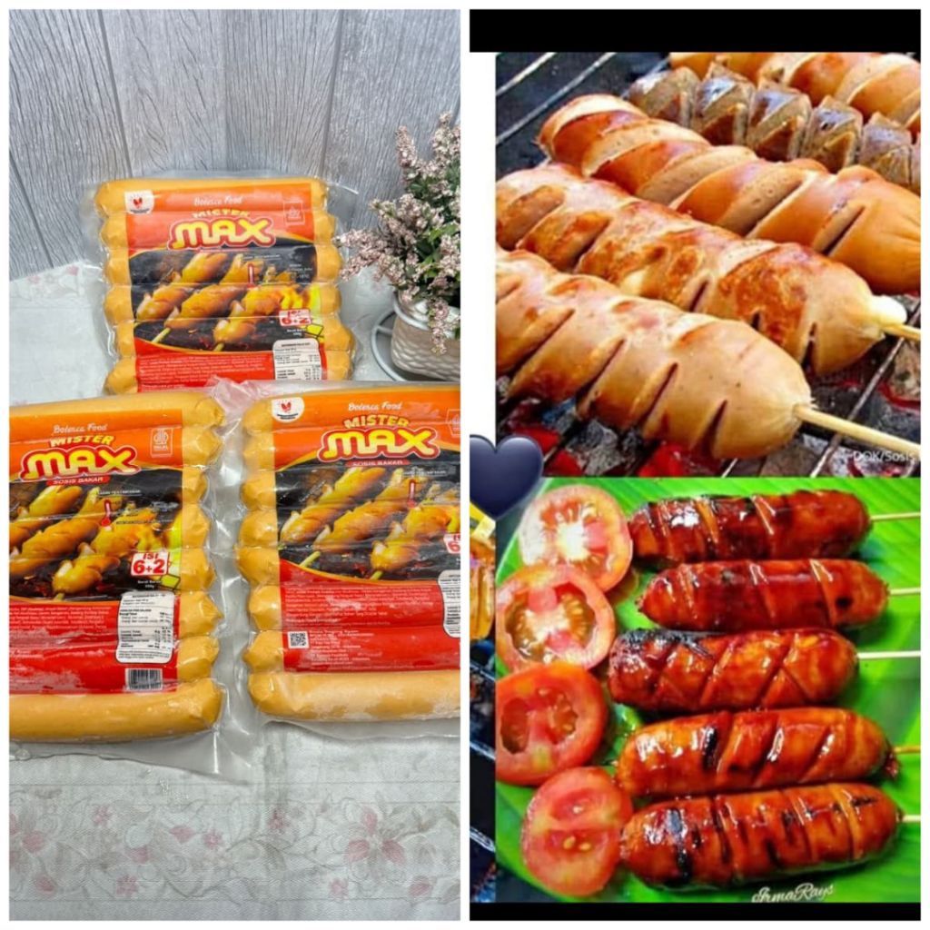 

sosis bakar max khusus pengiriman jatim