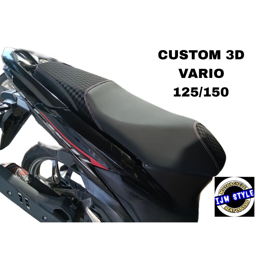 KULIT JOK MOTOR VARIO 125/150 CUSTOM 3D CATUR