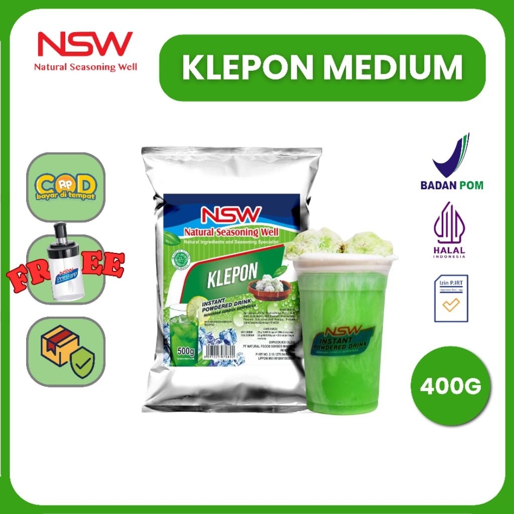 

NSW Powder Drink Rasa Klepon MEDIUM 400 gr