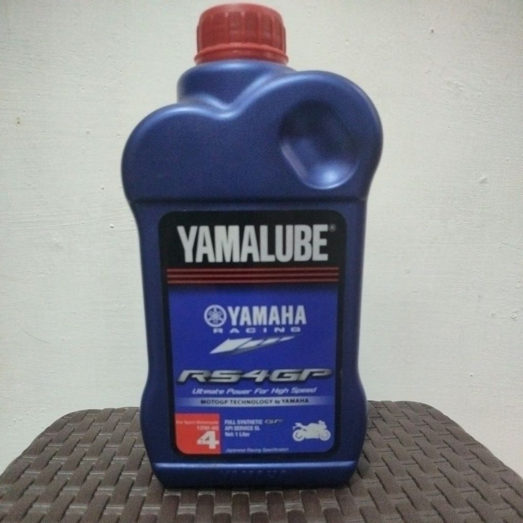 OLI OIL YAMALUBE RS4GP RACING 10W-40 API SERVICE SL FULL SYNTHETIC 1 L ORIGINAL YAMAHA