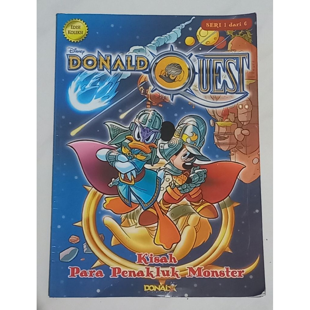 Buku Donald Quest Kisah Para Penakluk Monster ( Seri 1 dari 6 )