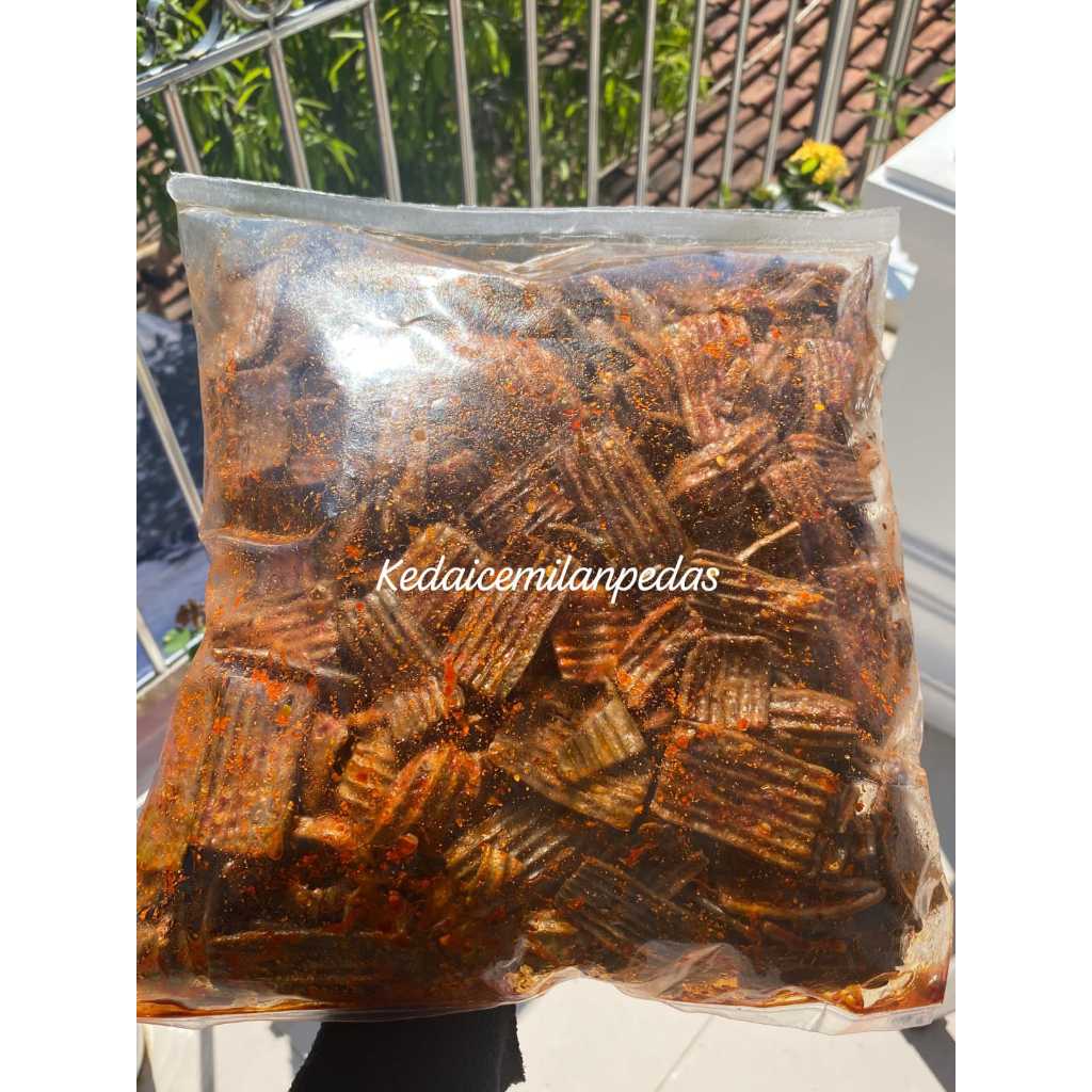 

seblak kerupuk jengkol asbes pedas daun jeruk 1kg
